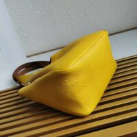 Prada Women Calf Leather Handbag-yellow (1)