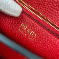 Prada Women Calf Leather Shoulder Bag-red (1)