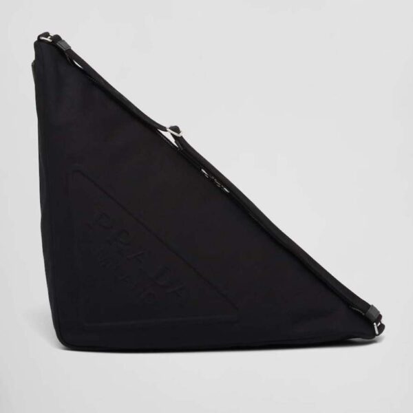 Prada Women Canvas Prada Triangle Bag-Black (1)