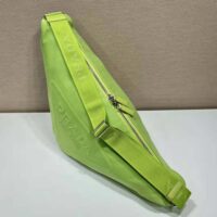 Prada Women Canvas Prada Triangle Bag-Green (1)