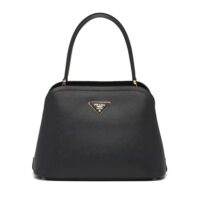 Prada Women Medium Saffiano Leather Prada Matinée Bag-black (1)