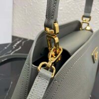 Prada Women Medium Saffiano Leather Prada Matinée Bag-silver (0)