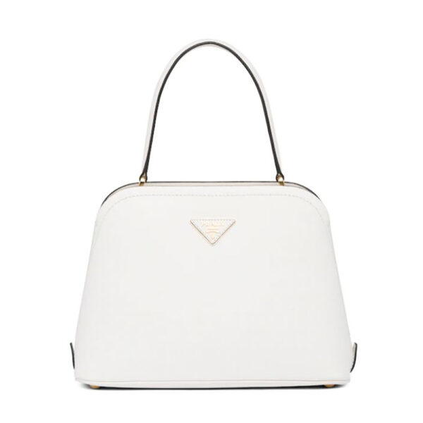 Prada Women Medium Saffiano Leather Prada Matinée Bag-white (1)