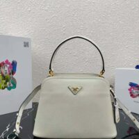 Prada Women Medium Saffiano Leather Prada Matinée Bag-white (1)