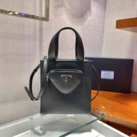 Prada Women Nappa Leather Tote Bag-black (1)