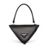 Prada Women Padded Nappa Leather Handbag-Black