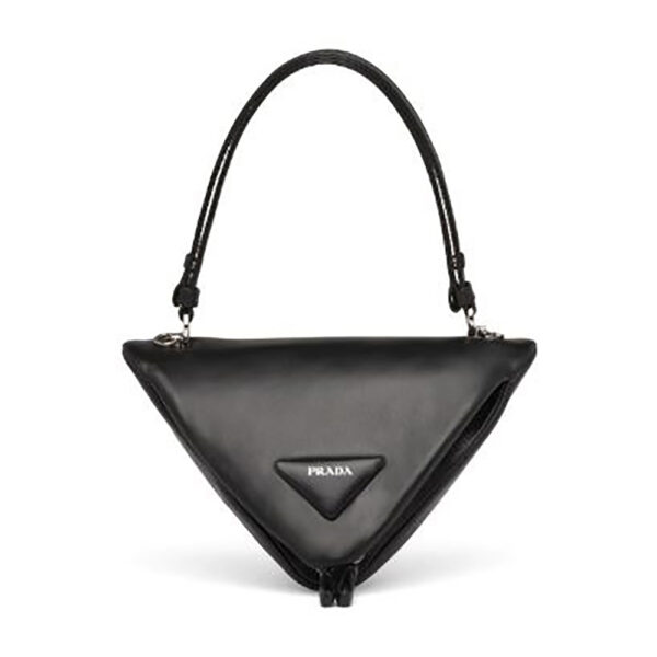 Prada Women Padded Nappa Leather Handbag-black (1)