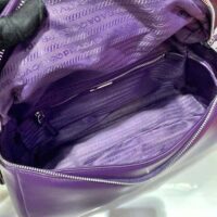 Prada Women Padded Nappa Leather Prada Signaux Bag-purple (1)