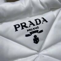 Prada Women Padded Re-Nylon Tote Bag-white (1)