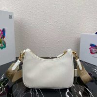 Prada Women Prada Re-Edition 2005 Saffiano Leather Bag-white (1)