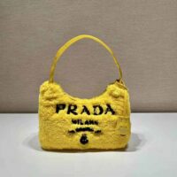 Prada Women Re-Edition 2000 Terry Mini-Bag-Yellow (1)