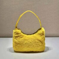 Prada Women Re-Edition 2000 Terry Mini-Bag-Yellow (1)