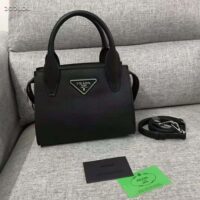 Prada Women Saffiano leather Prada Kristen Handbag-black (1)