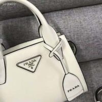 Prada Women Saffiano leather Prada Kristen Handbag-white (1)