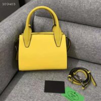 Prada Women Saffiano leather Prada Kristen Handbag-yellow (1)