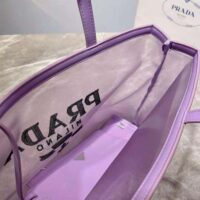 Prada Women Sequined Mesh Tote Bag-Purple (1)