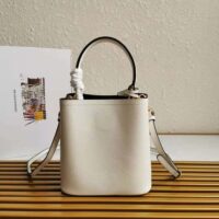 Prada Women Small Saffiano Leather Prada Panier Bag-white (1)