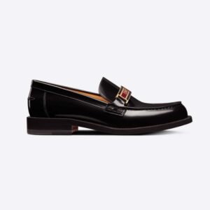 Dior Women Code Loafer Black Brushed Calfskin