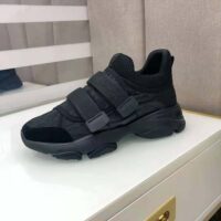 Dior Women D-wander Sneaker Uber Black Dior Oblique Technical Fabric (1)