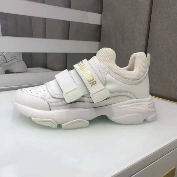 Dior Women D-wander Sneaker White Calfskin (9)