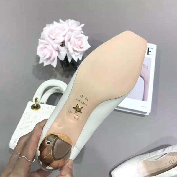 Dior Women Deesse Pump White Lambskin (10)