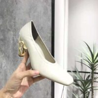 Dior Women Deesse Pump White Lambskin (1)