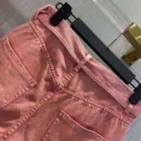 Dior Women Shorts Pink Cotton Denim (1)