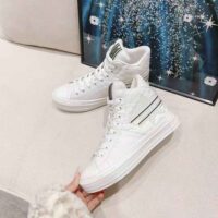 Dior Women Walk N Dior Star Sneaker White Dior Etoile Embossed Lambskin and Calfskin (1)