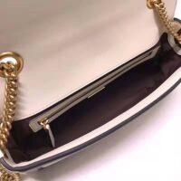 Fendi Women Baguette Chain Black and White Nappa Leather Bag (1)