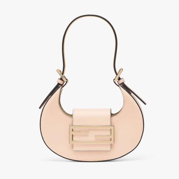 Fendi Women Cookie Pale Pink Leather Mini Bag (1)