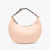 Fendi Women Fendigraphy Small Pale Pink Leather Bag