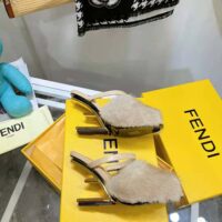 Fendi Women First Pink Mink High-Heeled Sandals (1)