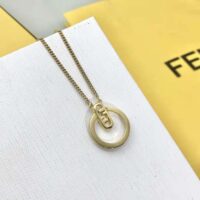 Fendi Women O Lock Necklace Gold-Colored (1)