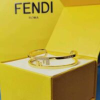 Fendi Women O’lock Bracelet with Gold-Colored Bracelet (1)