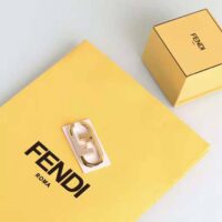 Fendi Women O’lock Single Earring with Gold-color Earrings (1)