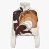 Fendi Women Windbreaker Multicolor Nylon Jacket-White