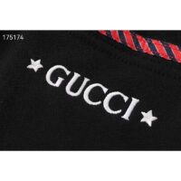 Gucci GG Men Viscose Shorts with Interlocking G Black Cotton Jersey Jacquard (6)