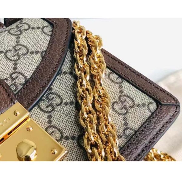 Gucci Women Dionysus GG Mini Shoulder Bag Beige Ebony Supreme Canvas (3)