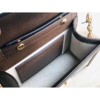 Gucci Women Dionysus GG Mini Shoulder Bag Beige Ebony Supreme Canvas (2)