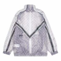 Louis Vuitton LV Men Organza Track Top Polyester Translucent Regular Fit (9)