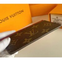 Louis Vuitton LV Unisex Card Holder Wallet Fuchsia Pink Monogram Coated Canvas (8)