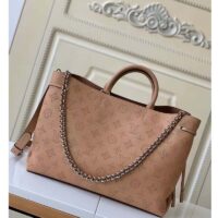 Louis Vuitton LV Women Bella Tote Brown Mahina Perforated Calfskin (4)