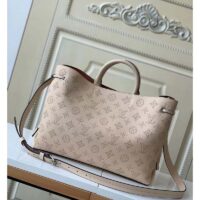 Louis Vuitton LV Women Bella Tote Crème Beige Mahina Perforated Calfskin (7)