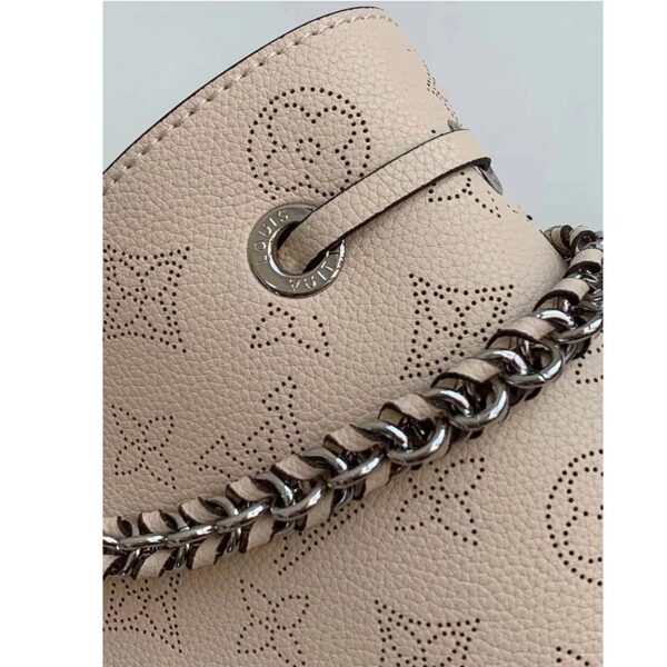 Louis Vuitton LV Women Bella Tote Crème Beige Mahina Perforated Calfskin (8)