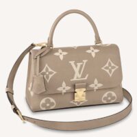 Louis Vuitton LV Women Madeleine MM Handbag Embossed Monogram Empreinte Cowhide (8)