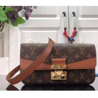 Louis Vuitton LV Women Marceau Brown Monogram Coated Canvas Cowhide Leather (10)