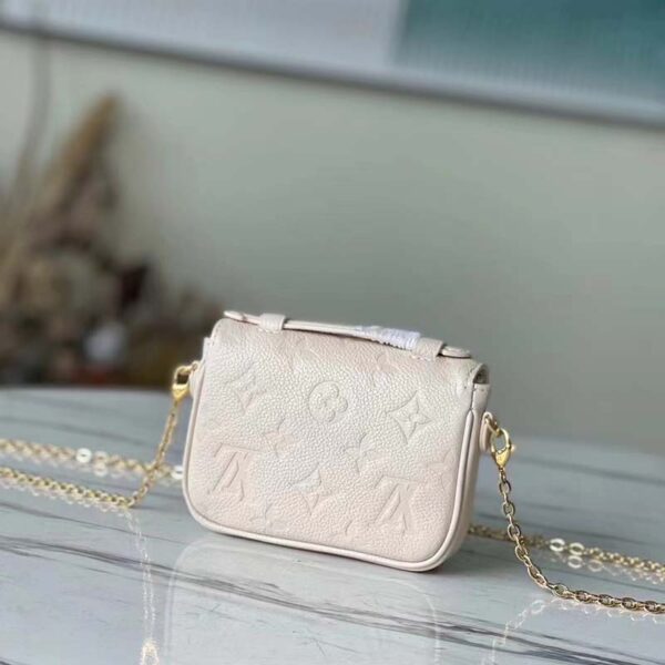 Louis Vuitton LV Women Micro Métis Beige Monogram Empreinte Embossed Supple Grained Cowhide (9)