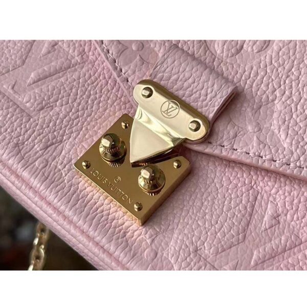 Louis Vuitton LV Women Micro Métis Pink Monogram Empreinte Embossed Supple Grained Cowhide (4)