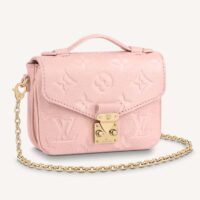 Louis Vuitton LV Women Micro Métis Pink Monogram Empreinte Embossed Supple Grained Cowhide (6)