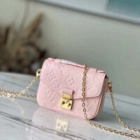 Louis Vuitton LV Women Micro Métis Pink Monogram Empreinte Embossed Supple Grained Cowhide (6)